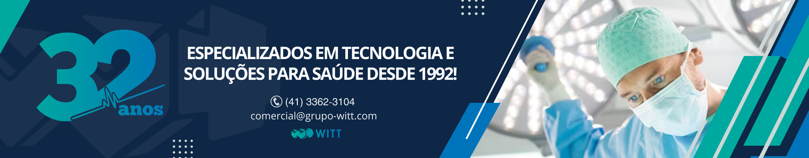 Especializados em Tecnologia e Soluções para Saúde Desde 1992